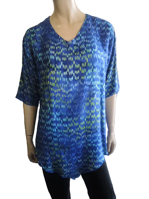 Rayon V Neck Summer Top