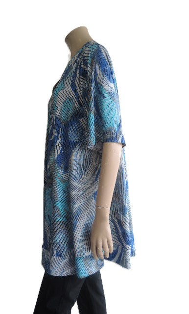 Shelz Pleat Front Swing Style Top