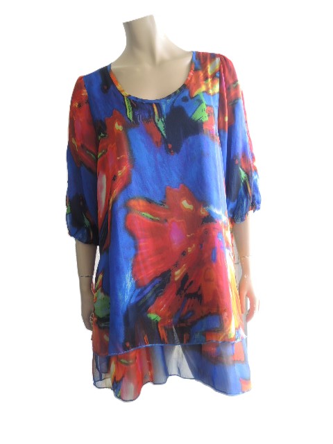 Cordelia St Chiffon Layered Top