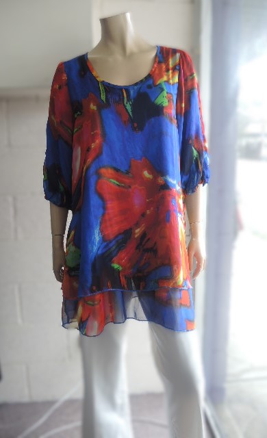 Cordelia St Chiffon Layered Top