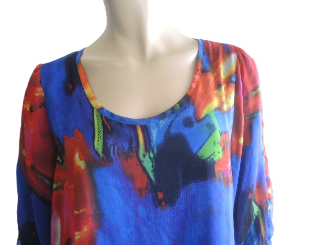 Cordelia St Chiffon Layered Top
