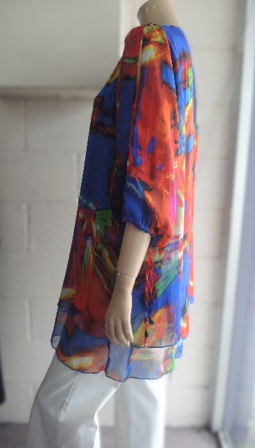 Cordelia St Chiffon Layered Top