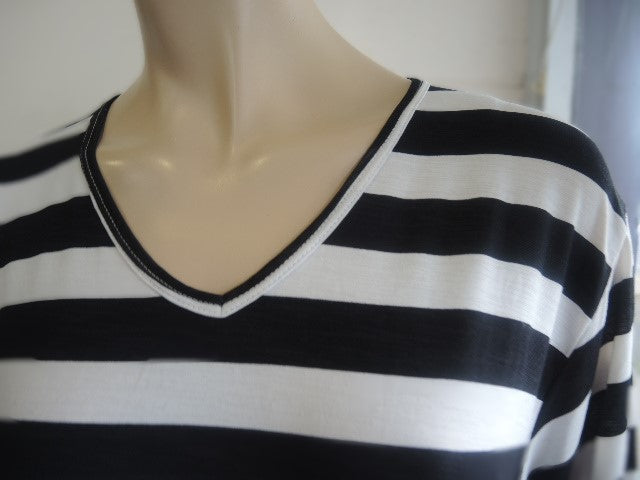 Cafe Striped Stretch Top