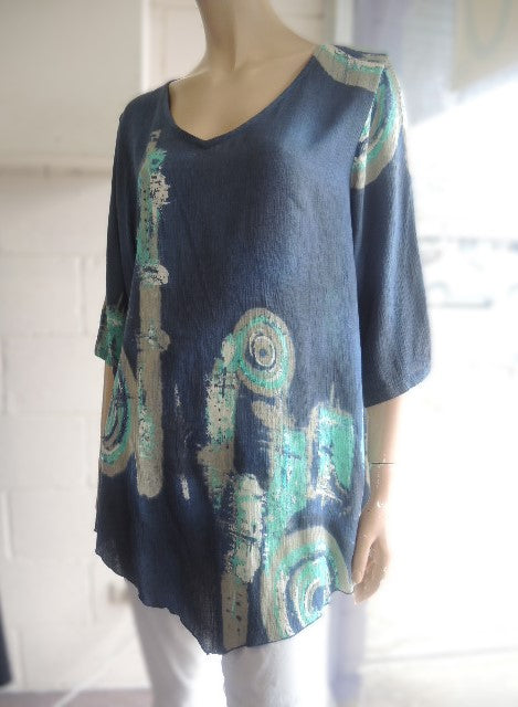 Kita Ku Crinkle Rayon Top