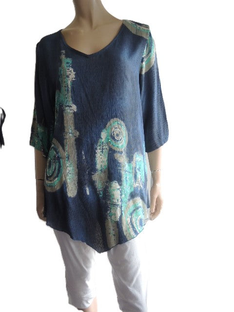 Kita Ku Crinkle Rayon Top