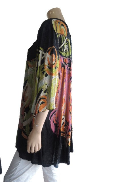 Plusss Crinkle Rayon Top