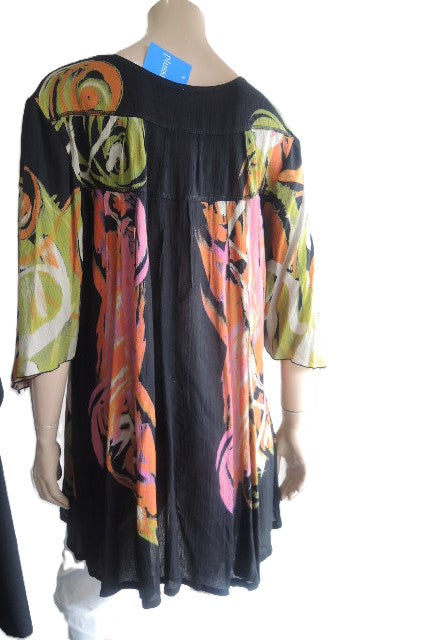 Plusss Crinkle Rayon Top