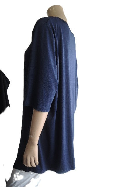 Black Apple Stretch Top