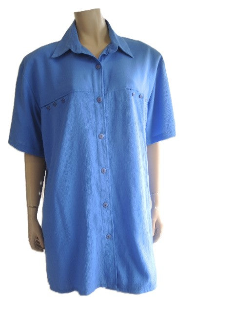 Party Girl Crinkle Cotton Shirt