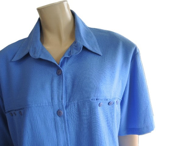 Party Girl Crinkle Cotton Shirt