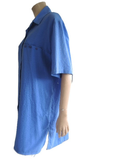 Party Girl Crinkle Cotton Shirt