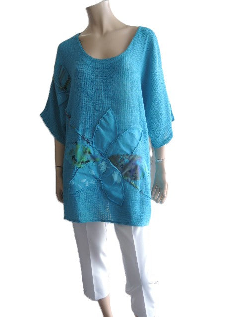 Italian Made Cotton Blend Top