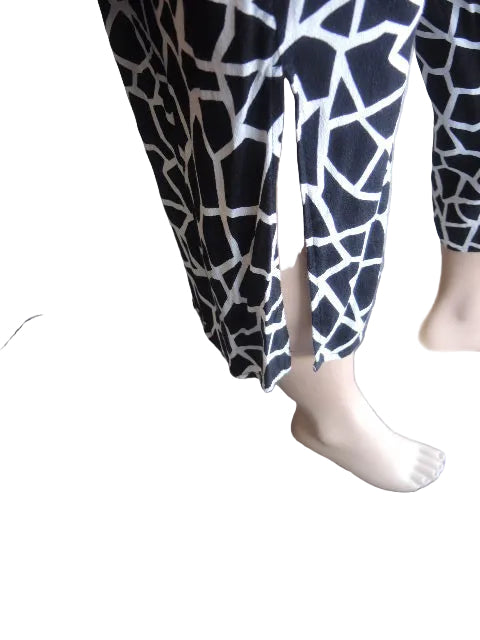 Emily Black and White Pants