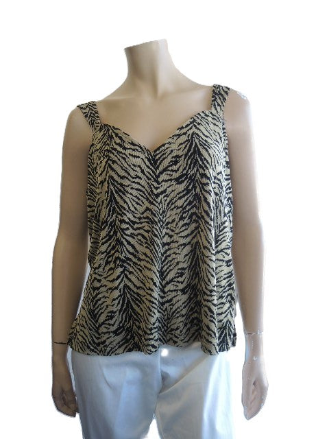 Peer Gynt Stretch Animal Print Top