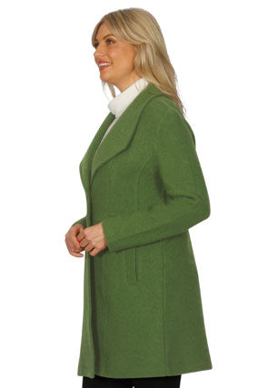 Emily Adams Boiled Wool Jacket (Black, Latte or Pine)