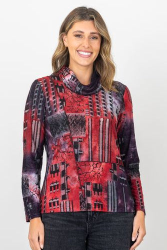 Renoma Stretch Cowl Necked Top