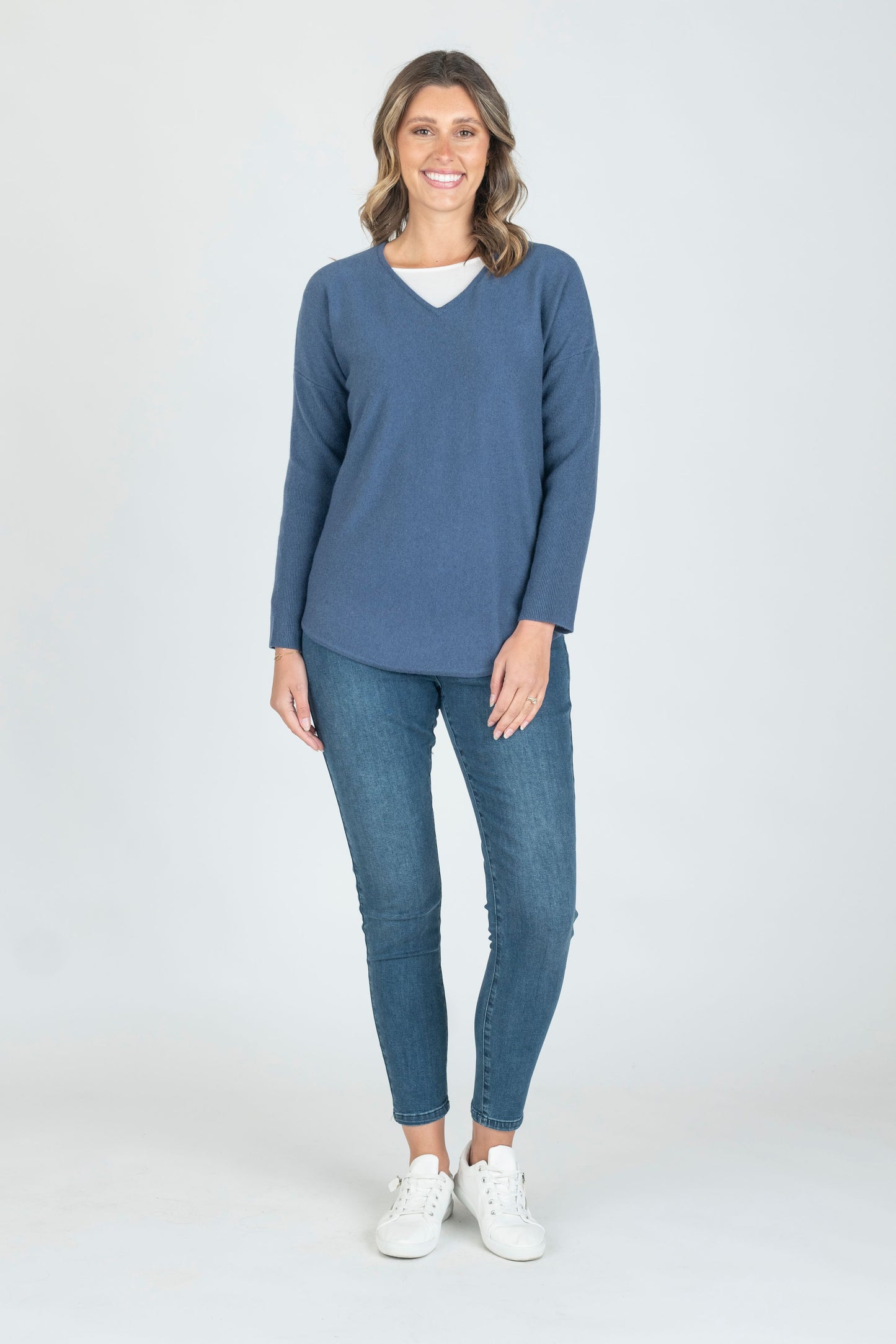 Maglia Wool/Cashmere V Neck Tunic (3 Colours)
