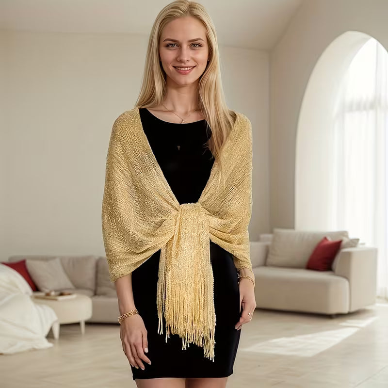 Lurex Shawl