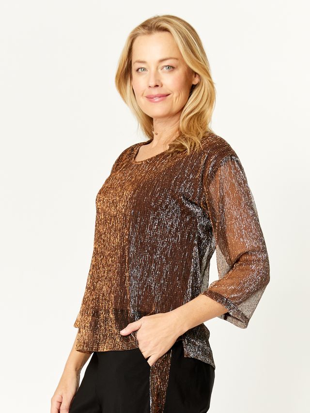 OPM Metallic Top