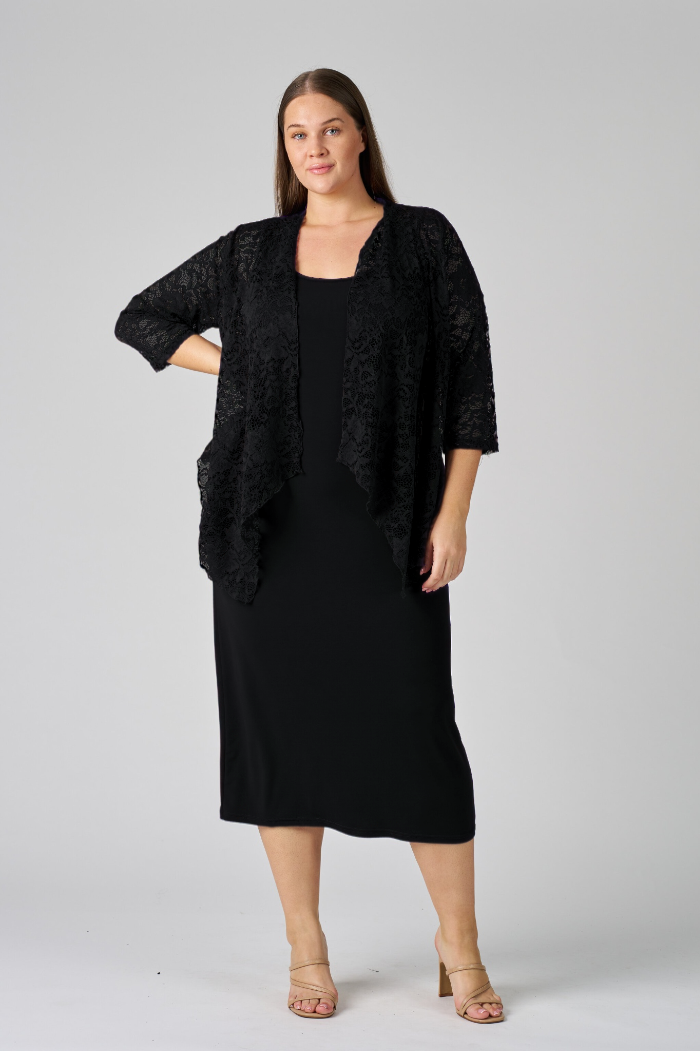 RTM Stretch Lace Jacket (Black or Purple)