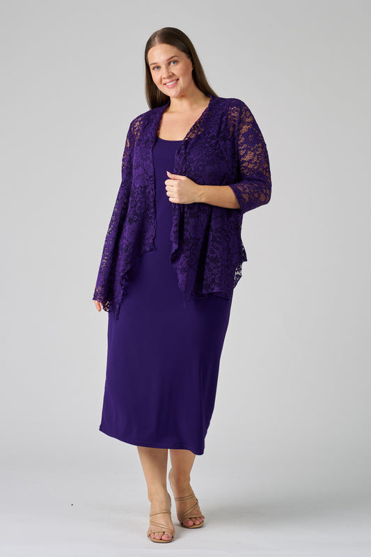 RTM Stretch Lace Jacket (Black or Purple)