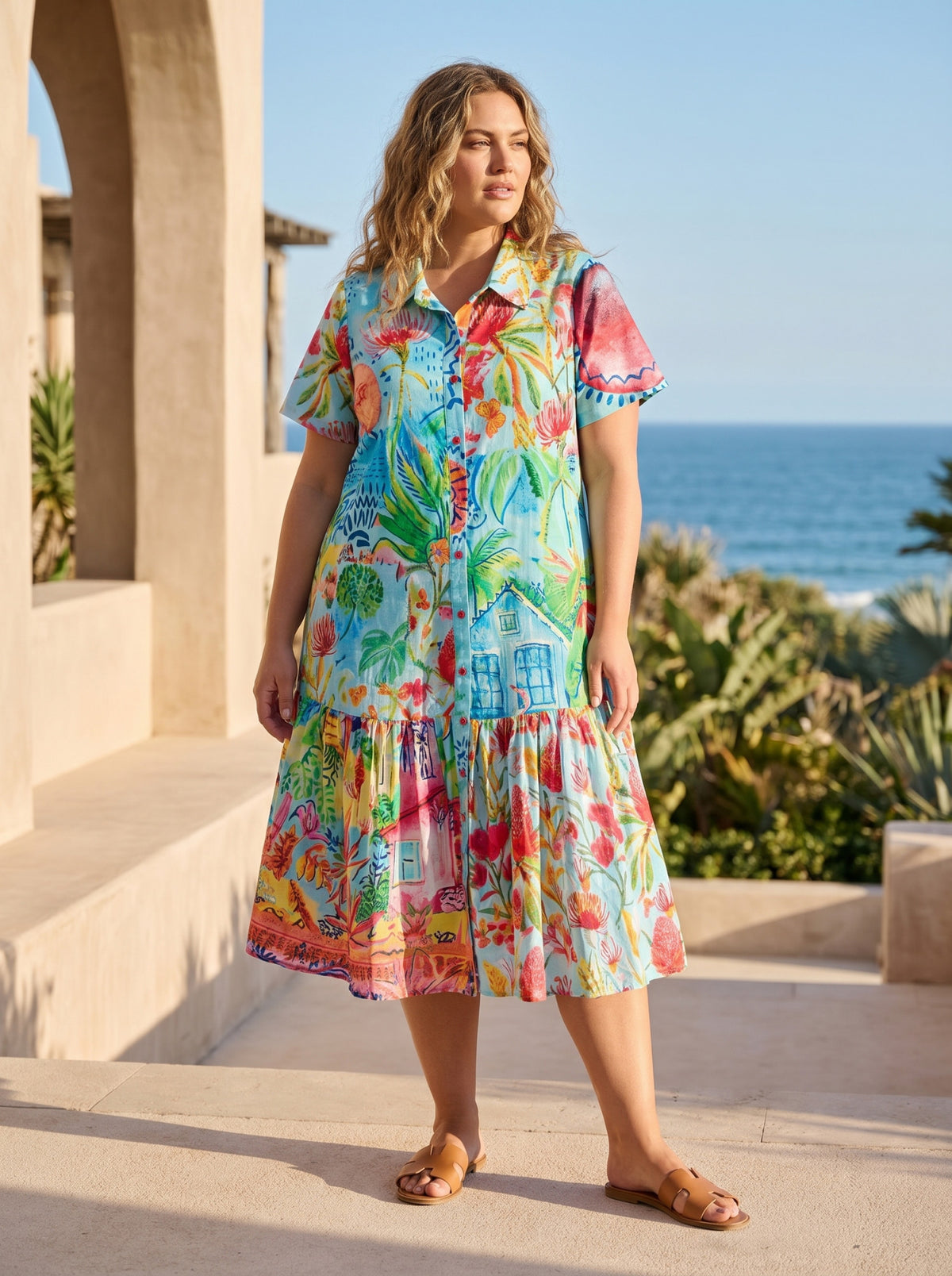 Orientique La Mala Patch Dress