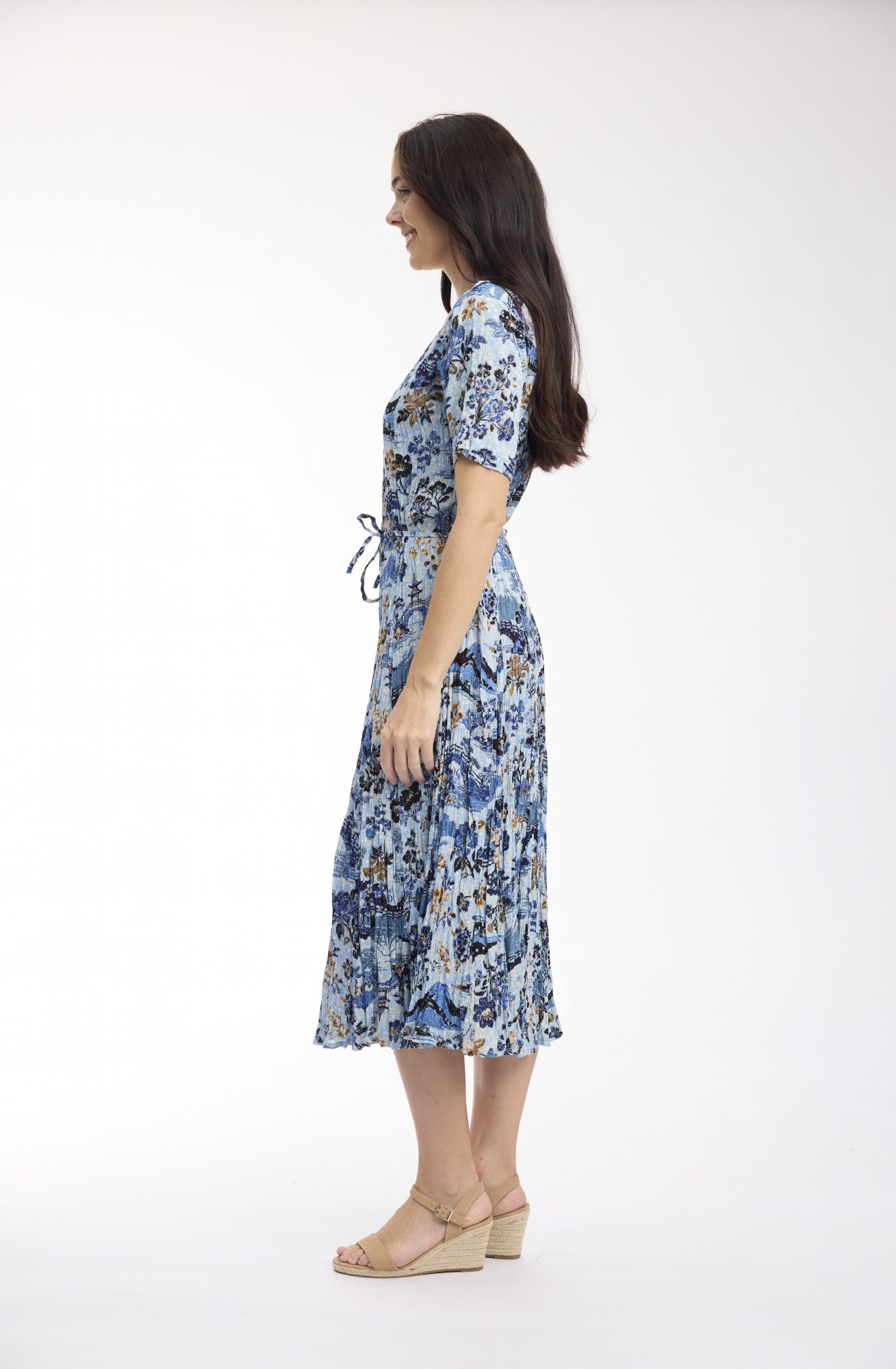 Orientique Godet Style Dress
