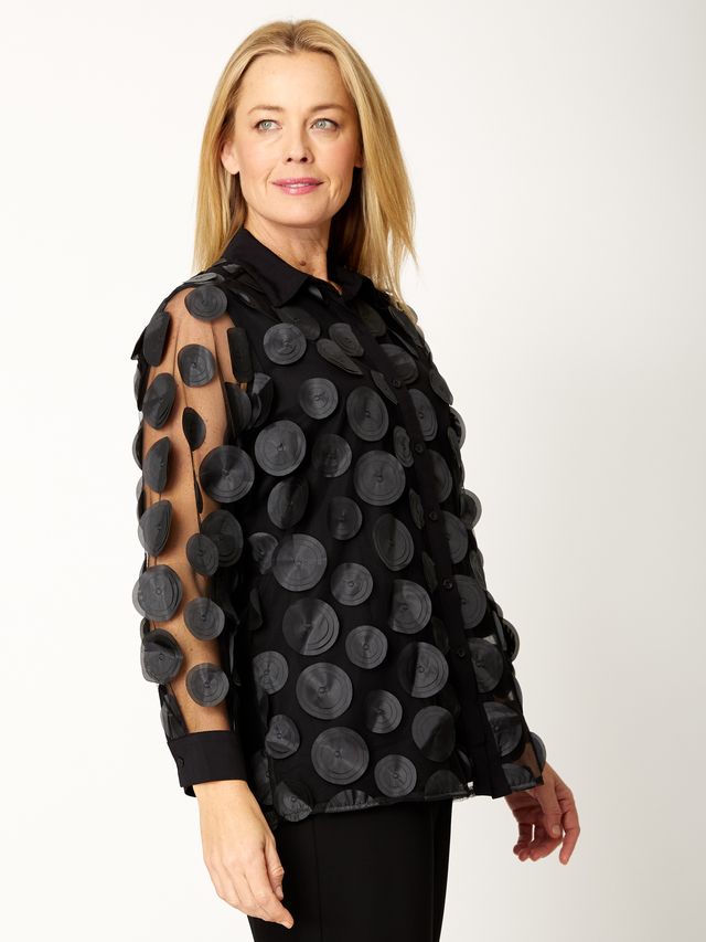 OPM Organza Spot Shirt