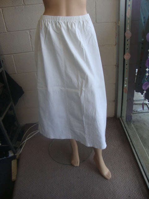 Cafe stretch Cotton Gored Skirt