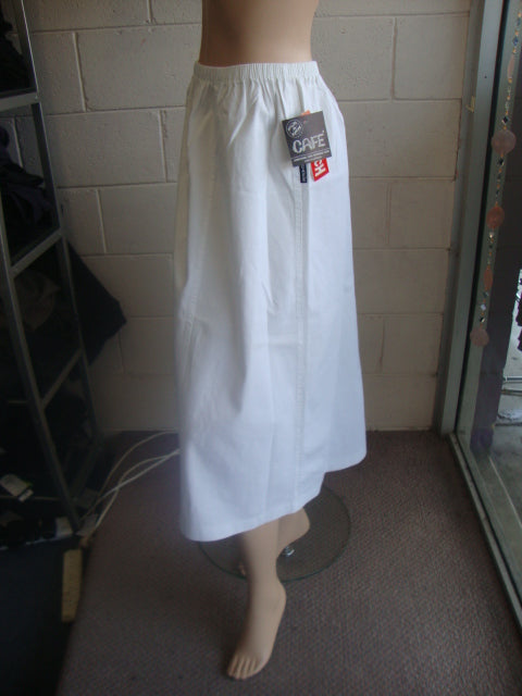 Cafe stretch Cotton Gored Skirt