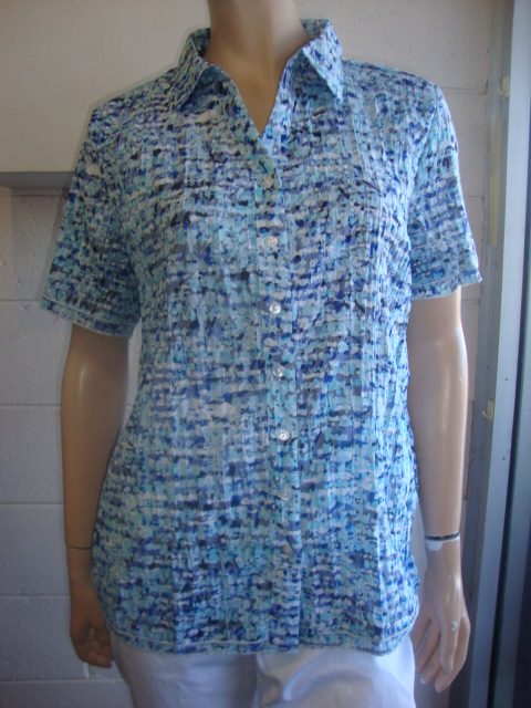 Jillian poly/cotton blouse
