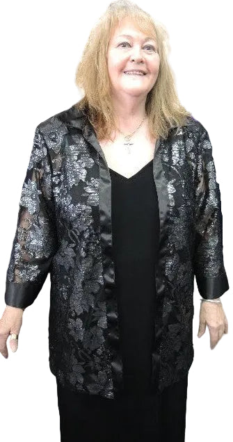 Party Girl Satin Trimmed Jacket