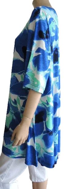 Shelz V neck Stretch Top