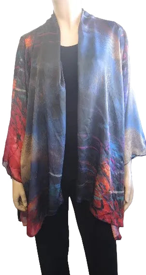 Party Girl Polished Chiffon Jacket