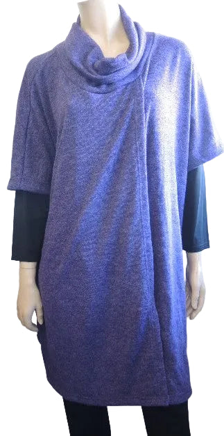 Split Front Warmer Feel Sleeveless Top