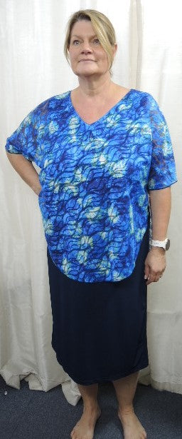 Formation Lace Overlay Dress