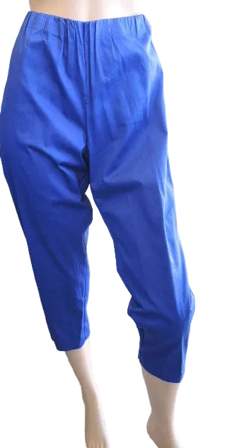 Swish Cotton Blend Stretch 3/4 Pant (Pink or Blue)